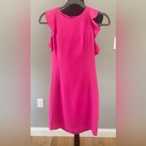 Elegant Pink Sleeveless Dress
